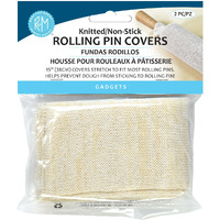 Cybrtrayd Rolling Pin Cover (2 Pack)  Beige
