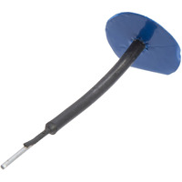 Steelman 1/8-Inch Tire Repair Patch/Plug Combo For 1-Piece Repair Of Tubeless Tires  Chemical Or Heat Cure  Integrated Lead Wire  Box Of 25