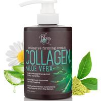 Bloom Collagen Cream + Aloe Vera Moisturizer Body Lotion & Face Cream | Dry Skin Rescue Collagen Lotion | Skin Tightening Cream | Skin Firming + Tightening Lotion | Body Skin Care Products  15 Oz