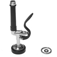 Mstjry Commercial Sink Sprayer Pre Rinse Sprayer Valve With Handle Grip Assembly 1.42 Gpm High Pressured Commercial Dish Sprayer For Replacement Kit Of Commercial Faucet  Polished Chrome ?Black?