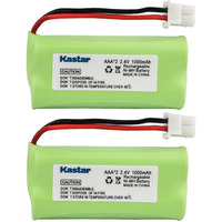 Kastar 2-Pack Aaa 2.4V 1000Mah Nimh Rechargeable Battery For Bt-166342 Bt-266342 Bt-283342 At&T Cl83464 El51100 El51200 El51250 El52200 El52210 El52250 El52300 El52350 El52400 El52450 El52500 El52510