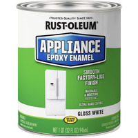 Rust-Oleum 241168 Specialty Appliance Epoxy Paint  Quart  Gloss White 32 Fl Oz (Pack Of 1)