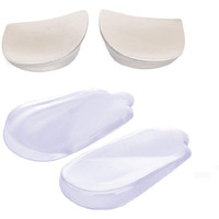 Neppt Orthopedic Insoles Heel Inserts Lift Shoe Wedge Silicone Knee Pads Women And Men Corrective Pronation  Supination  Medial  Lateral (2 Pairs Kit)