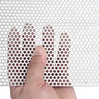 Perforated Sheet Stainless Steel Perforated Metal Sheet 11.8"" X 11.8"" Stainless Steel Preforated Sheet  0.12"" Hole