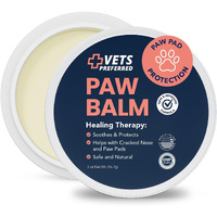 Vets Preferred Paw Balm Pad Protector For Dogs - Dog Paw Balm Soother - Heals  Repairs And Moisturizes Dry Noses And Paws - Ideal For Extreme Weather Season Conditions - 2 Oz
