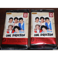 2013 - 2 Packs - One Direction Trading Cards (18 Cards & 2 Stickers)