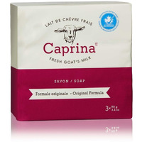 Caprina By Canus Fresh Goat 's Milk Soap  Original  3 Bars 3.2 Ounces Each