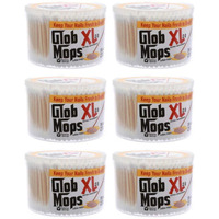 Glob Mops Xl 2.0 Cotton Swabs 6-Pack Bundle | Extra Absorbent | Eco-Friendly | 1800 Total Mops