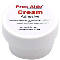Pros-Aide Cream Adhesive 1/2 Oz. Jar - Official Product Of Adm Tronics