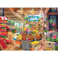 Roseart - My Happy Place - Organic Fresh Market - 750 Piece Jigsaw Puzzle For Adults
