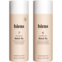 Hims Thick Fix Shampoo And Conditioner Set For Men- Thickening  Moisturizing  Reduces Shedding- Color Safe Hair Loss Shampoo And Conditioner- 2 Pack  6.4Oz