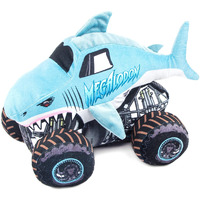 Jay Franco Monster Jam Plush Stuffed Megalodon Pillow Buddy - Super Soft Polyester Microfiber  16 Inches