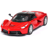 Alloy Collectible Red Ferrari Race Laferrari Pull Back Vehicles Diecast Cars Model With Lights And Sound