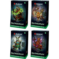 Magic: The Gathering Bloomburrow Commander Deck Bundle - Includes All 4 Decks (Animated Army  Family Matters  Peace Offering  And Squirreled Away)