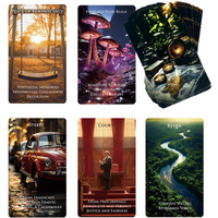 Trikendou The Place Oracle Cards Deck - Tarot Cards For Destination  Beginner Oracle Deck  Foiled Oracle Cards With Meaning On Them -78 Location Cards