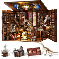 Minicity Book Nook Kit  Diy Miniature Dollhouse Booknook Kit With Led Light And Dust Cover (Beyond Library Max)