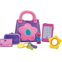 Kidoozie My First Purse - Pretend Play Purse With Wallet  Credit Card  Lipstick  Mirror  And More For Ages 2+. Kids Will Love Pretending To Be Grown-Ups!