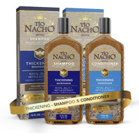 Tio Nacho Thickening Shampoo And Conditioner Set: Capilgross  Royal Jelly  Nettle  Aloe Vera  Reduces Hair Loss  Strengthens  Nourishes  Volumizes - 14 Fl Oz Each