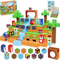 Magnetic Blocks  100Pcs Magnetic Building Blocks  Stem Building Game Montessori Sensory Toys For Kids Boys Girls Ages 3 4 5 6 7 8 9 10 Christmas Birthday Gifts