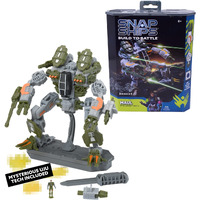 Snap Ships Forge Maul Ft-12 Assault Mech - Build To Battle - No Batteries Required - Build 3 Different Designs -8+