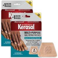 Kerasal Multi-Purpose Nail Repair Patches - 14 Count Twin Pack - Nail Repair For Damaged Nails  8-Hour Nail Treatment Restores Healthy Appearance