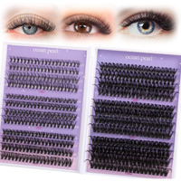 Ocean Pearl Lash Clusters 480Pcs 10-20Mm Individual Lashes Thick Cluster Eyelash Extensions 20D+30D+40D+60D+80D+100D Eyelash Clusters Lashes Clusters Eyelashes Diy Lash Extension Cluster Lashes-6