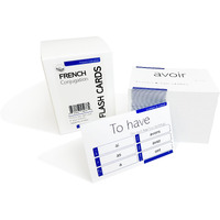 200 French Verb Conjugation Present Tense Flash Cards - Full Examples In Both French And English