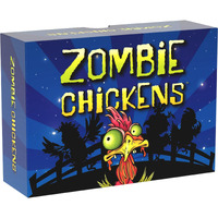 Zombie Chickens - Fun Family Card Games For Adults  Teens & Kids - Survival Zombie Game  3 Ways To Play: Competitive  Cooperative & Solo (1-4 Players)