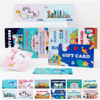 Fake Credit Cards For Kids  Play Credit Cards Pretend Debit Credit Cards For Girls And Boys  Driver's License  Membership Play Cards  Fake Toy Cards 12Pcs