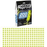 Nerf Hyper 200-Round Refill Includes 200 Hyper Rounds  For Use Hyper Blasters  Stock Up Hyper Games