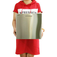 Lusen Safe Piggy Bank Made Of Stainless Stell Safe Box Money Savings Bank For Kids Can Only Save The Piggy Bank That Cannot Be Taken Out