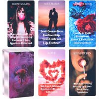 Xsylohxl Love Oracle Cards For Beginners With Meanings On Them 53 Pcs Loving Tarot Deck With Messages On Cards Providing Guidance On Life And Love Inquiries