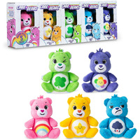 Micro Teenies - Care Bears 3"" Micro Plush 5-Pack Treasure Box - Cheer  Laugh A-Lot  Good Luck  Grumpy And Harmony Bear