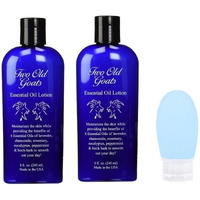 Two Old Goats Lotion 8Oz (Pack Of 2) - With Exclusive Travel Bottle