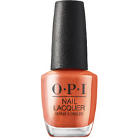 Opi Nail Lacquer Liquid Fire | Opaque Bright Orange Metallic Chip Resistant Nail Polish | Metallic Mega Mix Collection
