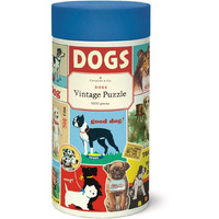 Cavallini Papers & Co. Dogs 1000-Piece Jigsaw Puzzle  Multi-Colour