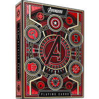 Theory11 Avengers Red Edition Premium Playing Cards - Marvel Studios' The Infinity Saga Deck