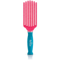 Kareco Tangle Buster Brush  Detangler For All Hair Types  Small In Teal And Pink