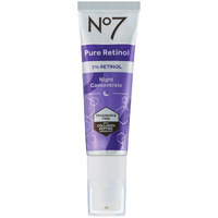 No7 Pure Retinol 1% Retinol Night Concentrate - Anti Wrinkle Retinol Serum With Collagen Peptides & Niacinamide For Younger Looking Skin - Retinol Face Serum For Fine Lines & Wrinkles (30Ml)