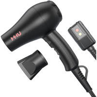 Mini Blow Dryer Ceramic Ionic 1000 Watts For Painting And Acrylic Pouring  Small Hair Dryer Compact And Lightweight For Kids And Travel  2 Speed Settings And Cool Shot Plus Concentrator  Black