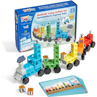 Hand2Mind Numberblocks Express Train Mathlink Cubes Activity Set  Preschool Learning Activities  Train Toy  Counting Blocks  Number Toys  Kids Educational Toys  Math Manipulatives For Preschoolers