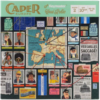 Keymaster Games Caper Europe | Strategic Two-Player Board Game | A Head-To-Head Card Drafting Game Of Planning The Perfect Heist In Four Unique International Cities | Ages 10+