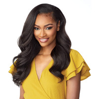 Sensationnel Instant Weave Synthetic Half Wig With Drawstring Cap - Iwd 004 (1 Jet Black)
