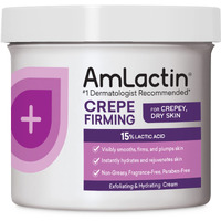 Amlactin Crepe Firming Cream - 12 Oz Body Cream With 15% Lactic Acid - Exfoliator And Moisturizer For Crepey  Dry Skin