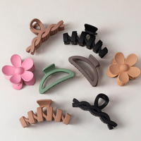 8Pcs Hair Clips For Women  Flower Claw Clips For Thick Hair  Non-Slip Hair Accessories With Multi-Styles  Gradient Color Hair Claw Clips And Variety Pack  Ideal For Girls Women