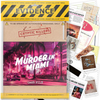 Unsolved Murder Mystery Game - Cold Case Files Investigation - Cryptic Killers - Detective Clues/Evidence - Solve The Crime - For Individuals  Date Nights & Party Groups - ""Murder In Miami""