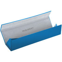 Paramint Matshield Light Blue  Durable Playmat Case - Compatible With Magic The Gathering  Mtg Play Mat Tube - Mtg Accessories - Premium Leatherette With Fabric Interior  Magnet Snap Closure