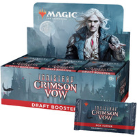 Magic: The Gathering Innistrad: Crimson Vow Draft Booster Box | 36 Packs + Dracula Box Topper (541 Magic Cards)