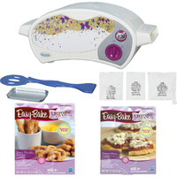 Easy Bake Ultimate Oven Deluxe Gift Set  White. Bundle Of Oven And Pizza And Pretzel Mixes (Bundle Of 3 Items)