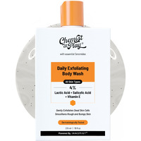Chemist At Play Body Wash Exfoliating For Dry Rough Bumpy Strawberry Skin With 1% Salicylic Acid 2% Lactic Acid And Ceramides For Men And Women (7.9 Ounce)